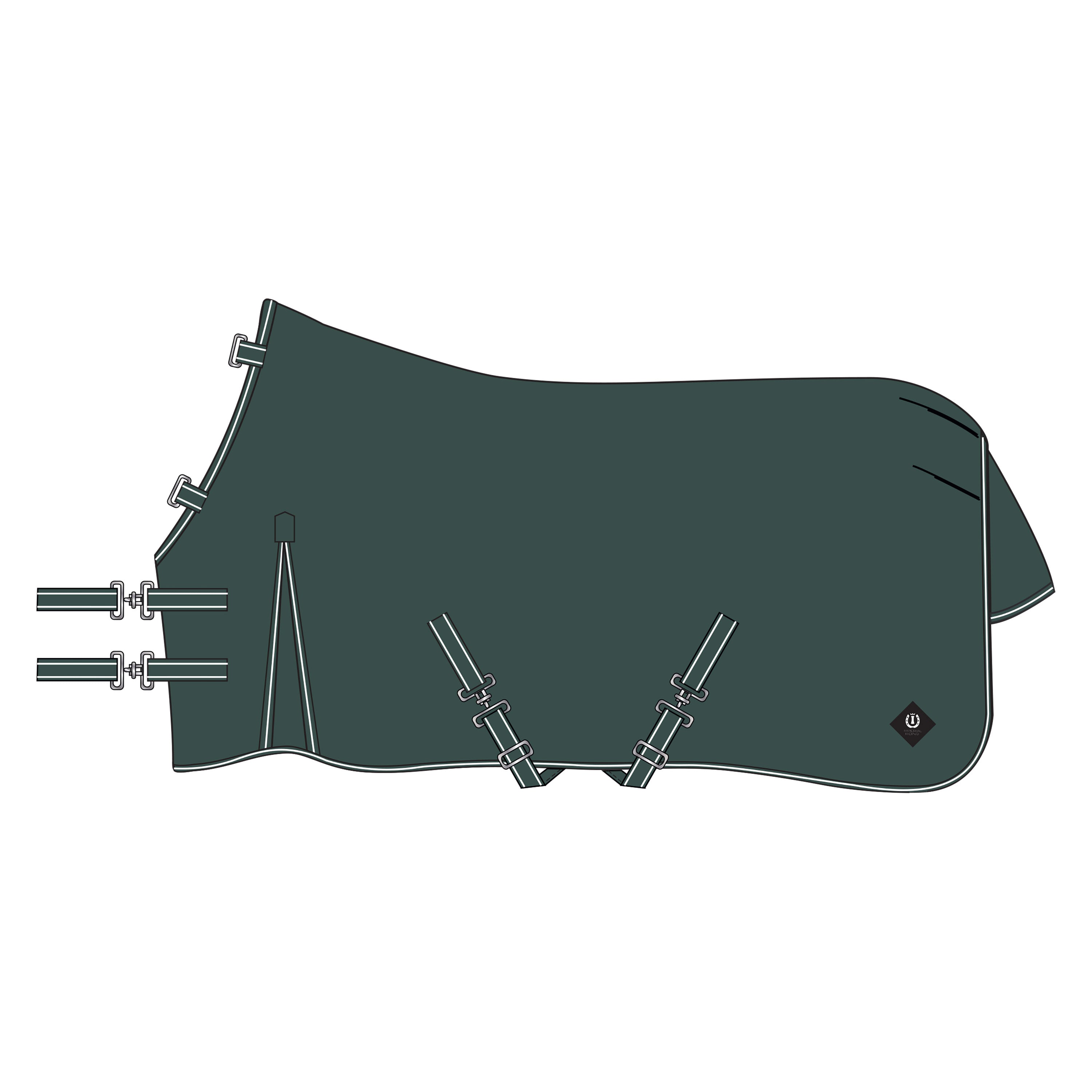 Outdoor blanket IRHBasic without neck Fleece