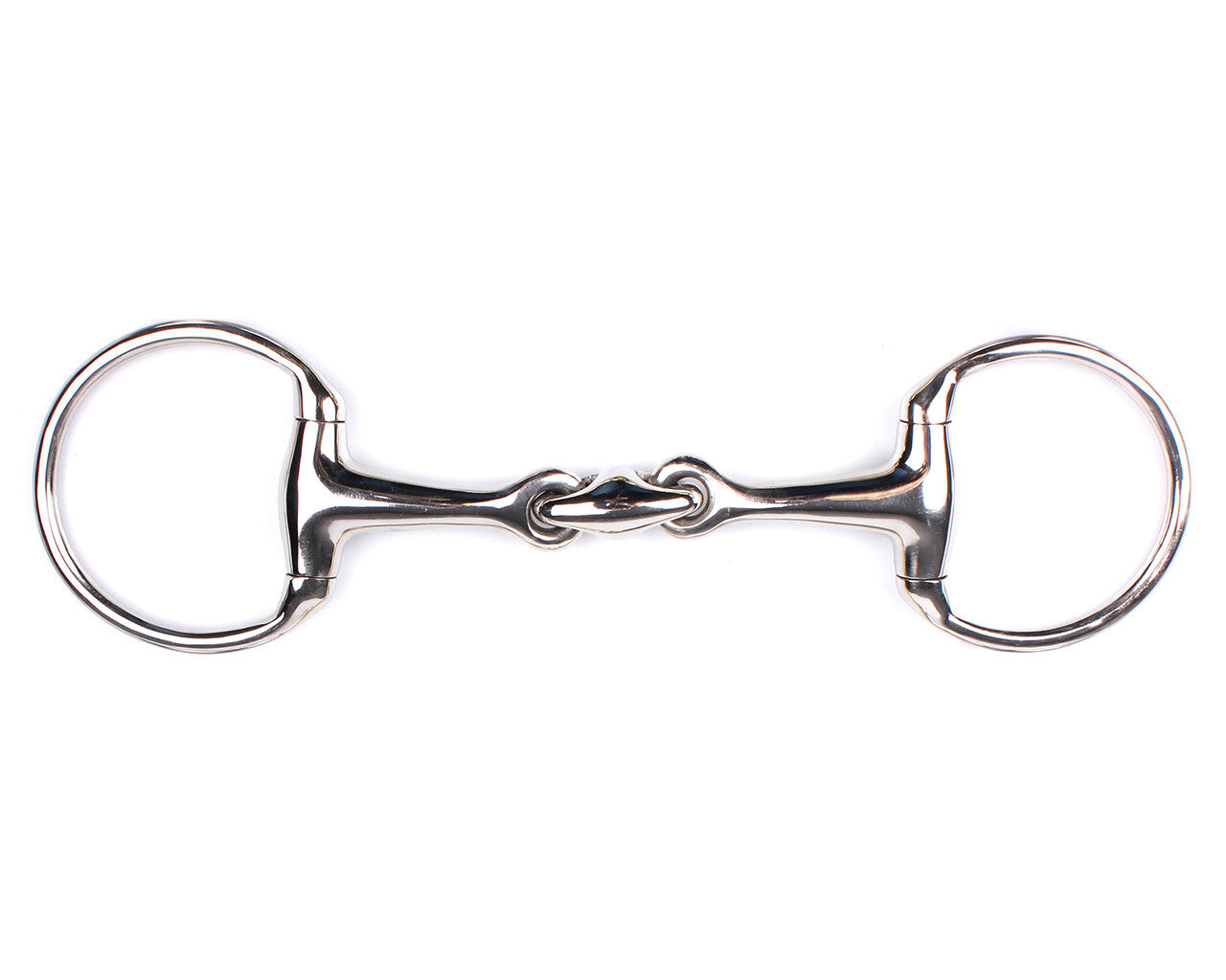 Eggbutt bit double jointed Stainless steel