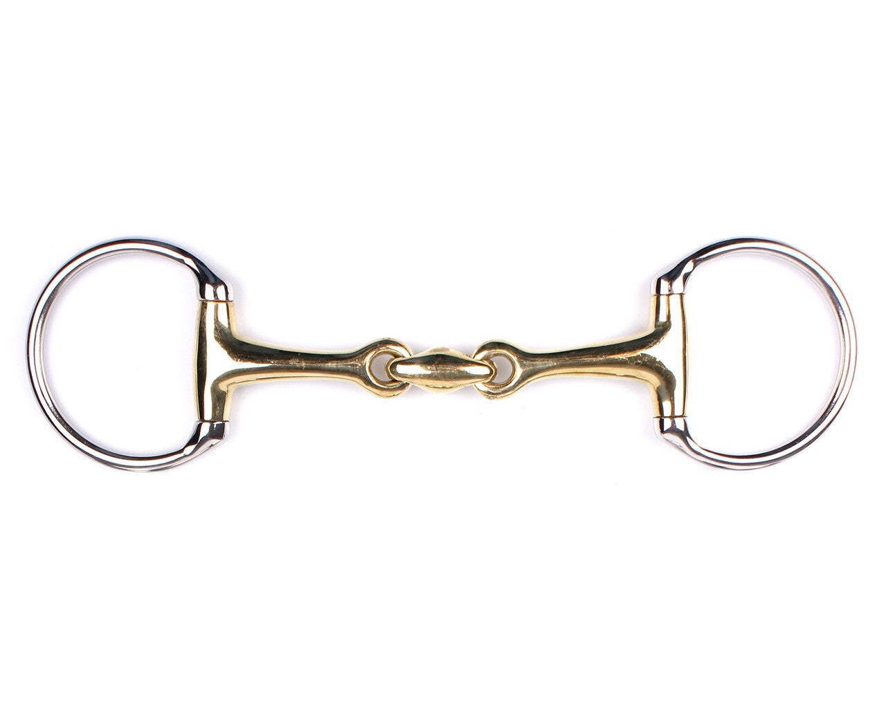 Eggbutt bit double jointed German Argentan