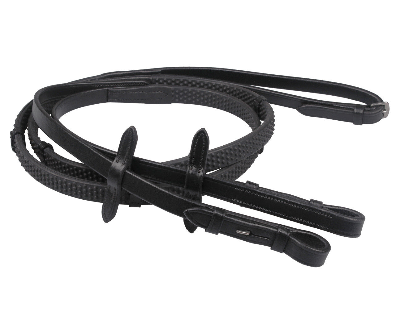 Rein rubber soft with stops