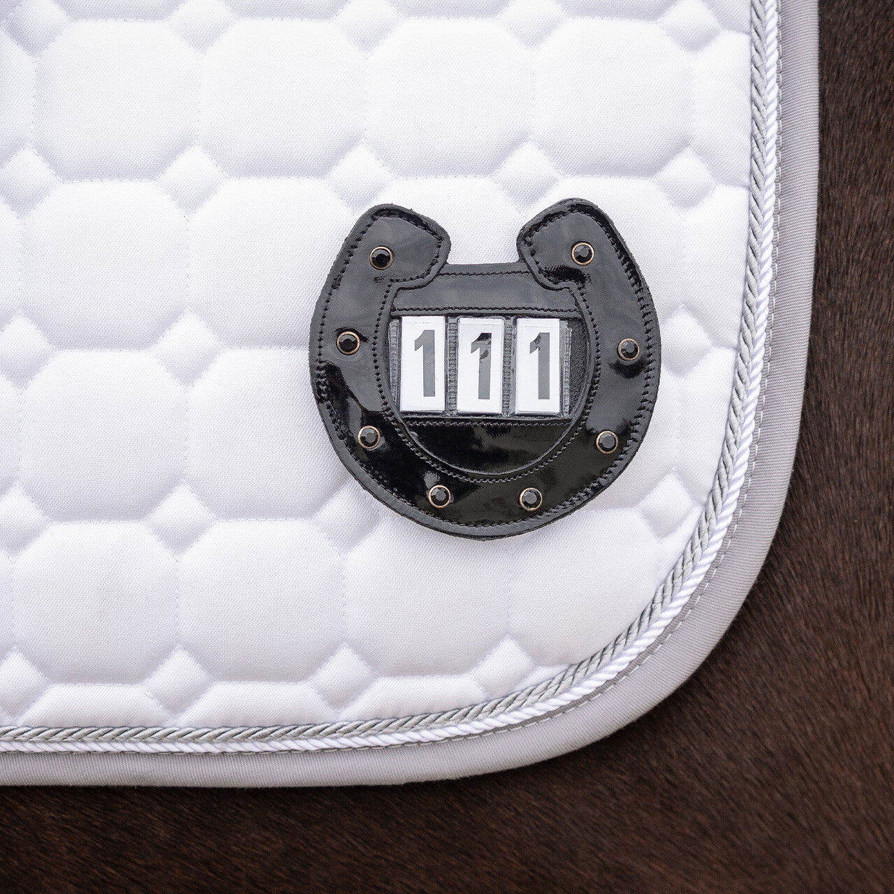 Number holder Horseshoe