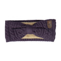 FLEECE LINED HEADBAND NIGHT SHADE