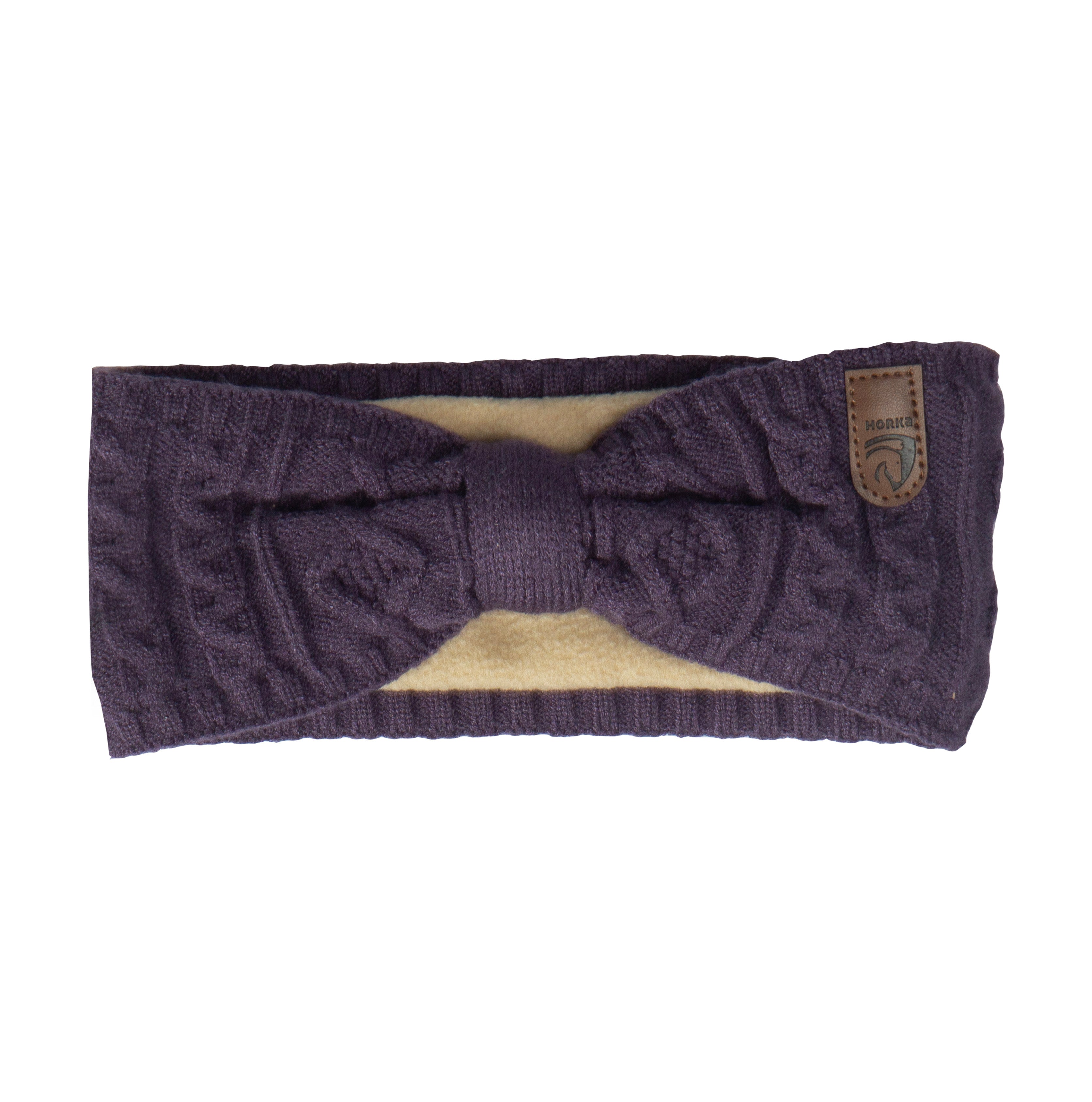 FLEECE LINED HEADBAND NIGHT SHADE