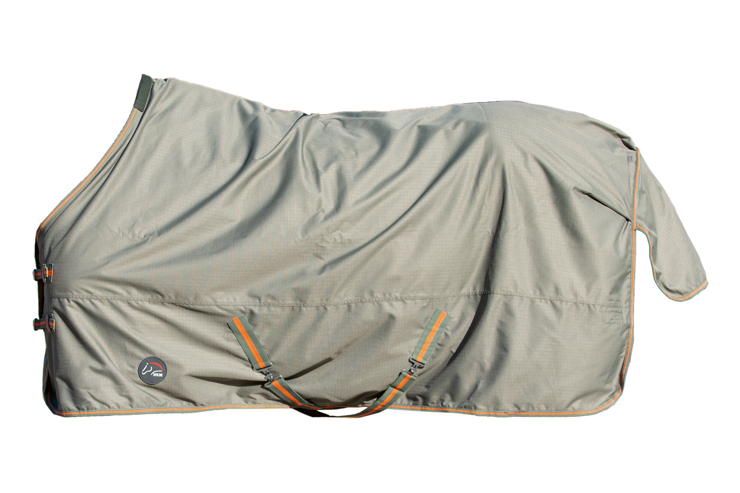 Turnout rug Economic with fleece lining 5742 olive/orange / pcs.