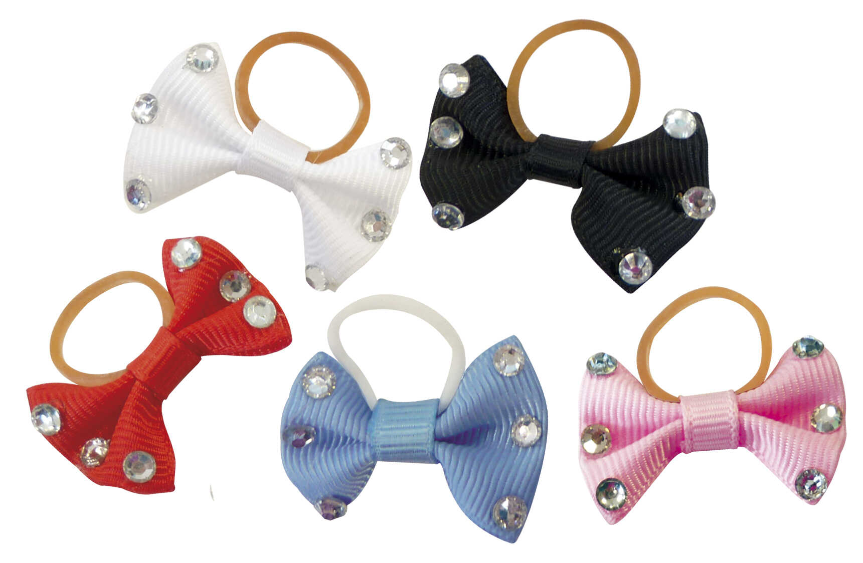 EQUITHÃˆME Braiding bows with clear strass