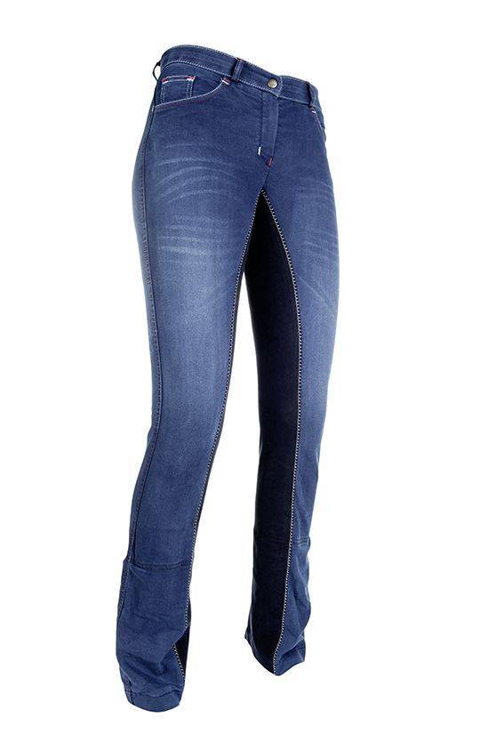 Jodhpur riding breeches Summer Denim 6169 jeans blue/deep blue / EU128/age 6-7