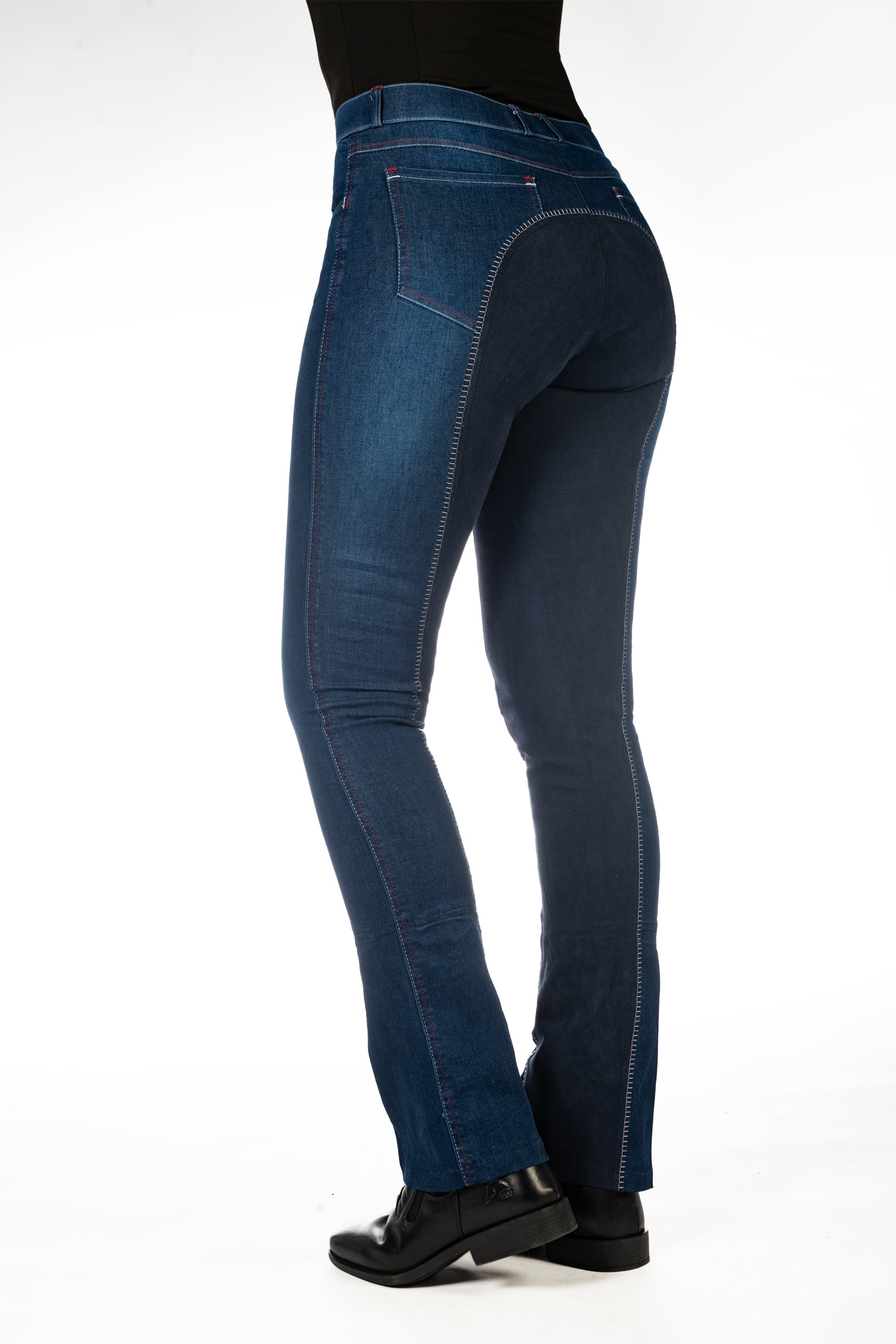 Jodhpur riding breeches Summer Denim 6169 jeans blue/deep blue / EU128/age 6-7