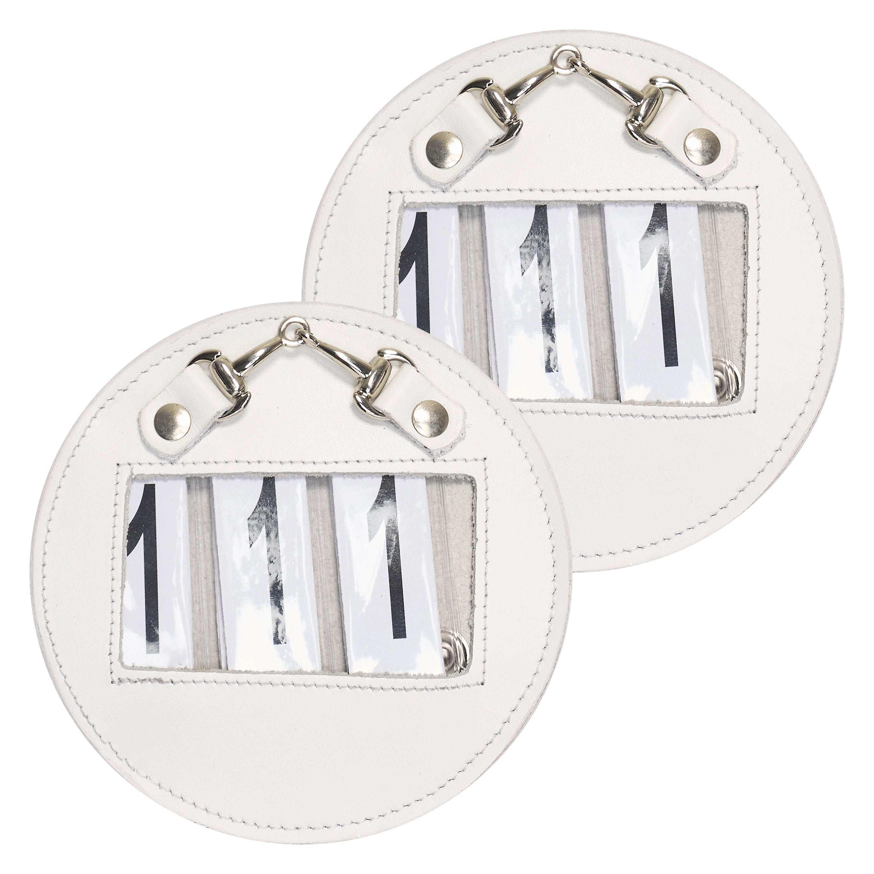 Competition number HVPGloria round, set of 2 pcs