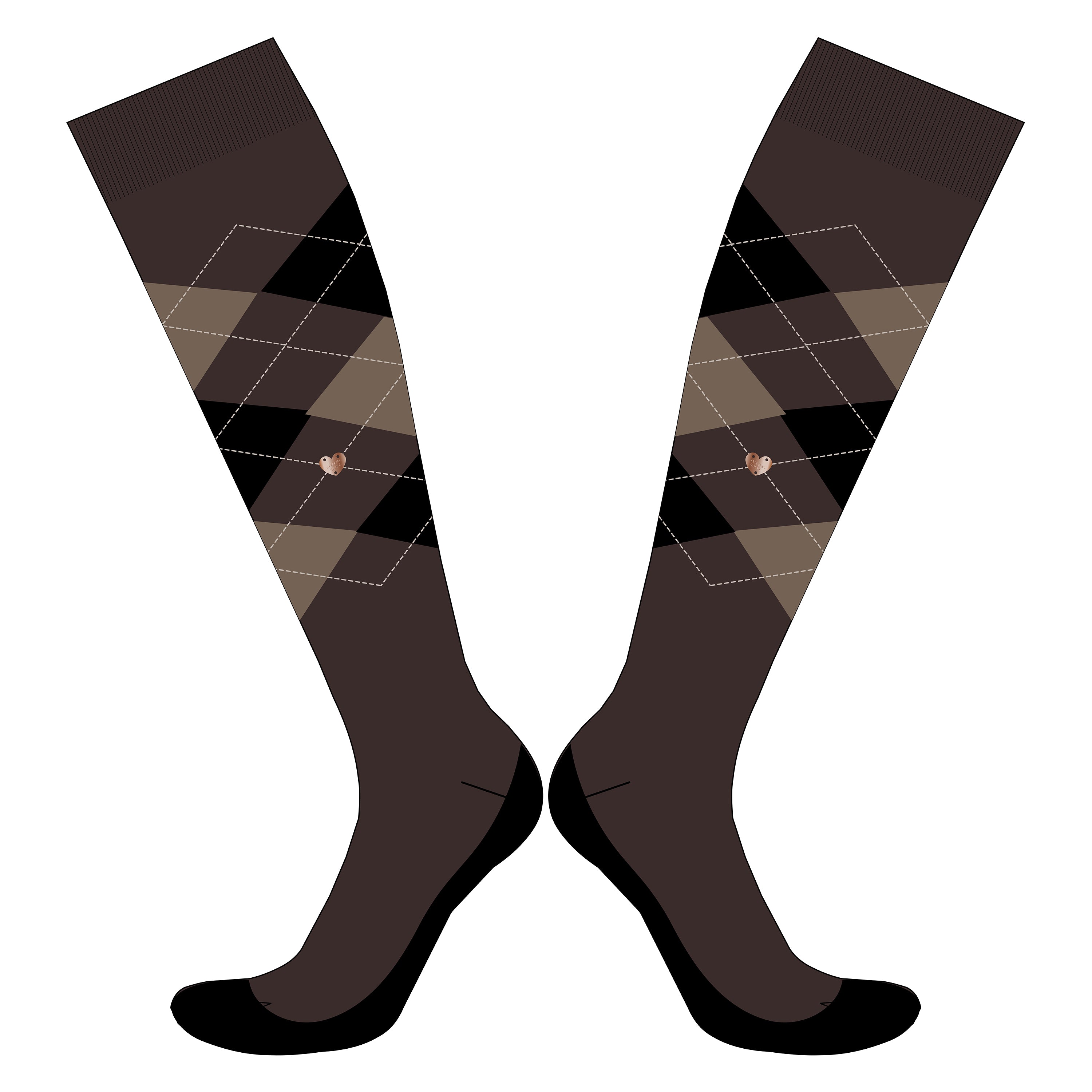 KIDS Socks IRHQueen of Diamonds