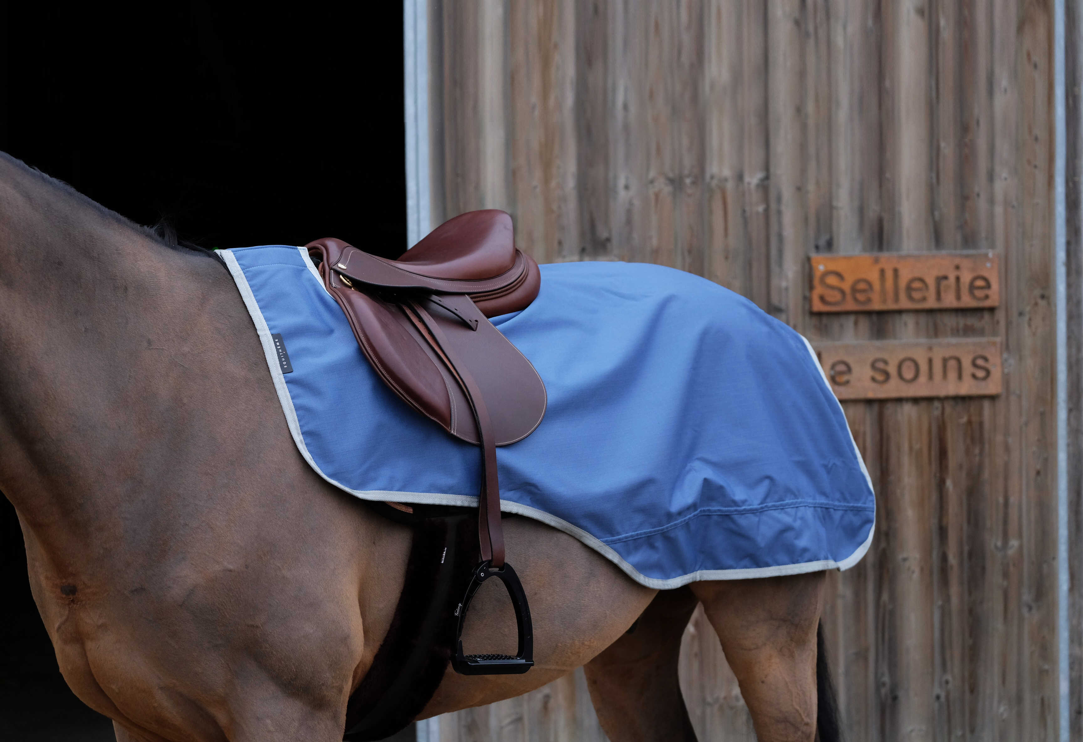 Couvre-reins EQUITH ME  TYREX 600D , recycl , doubl  polaire