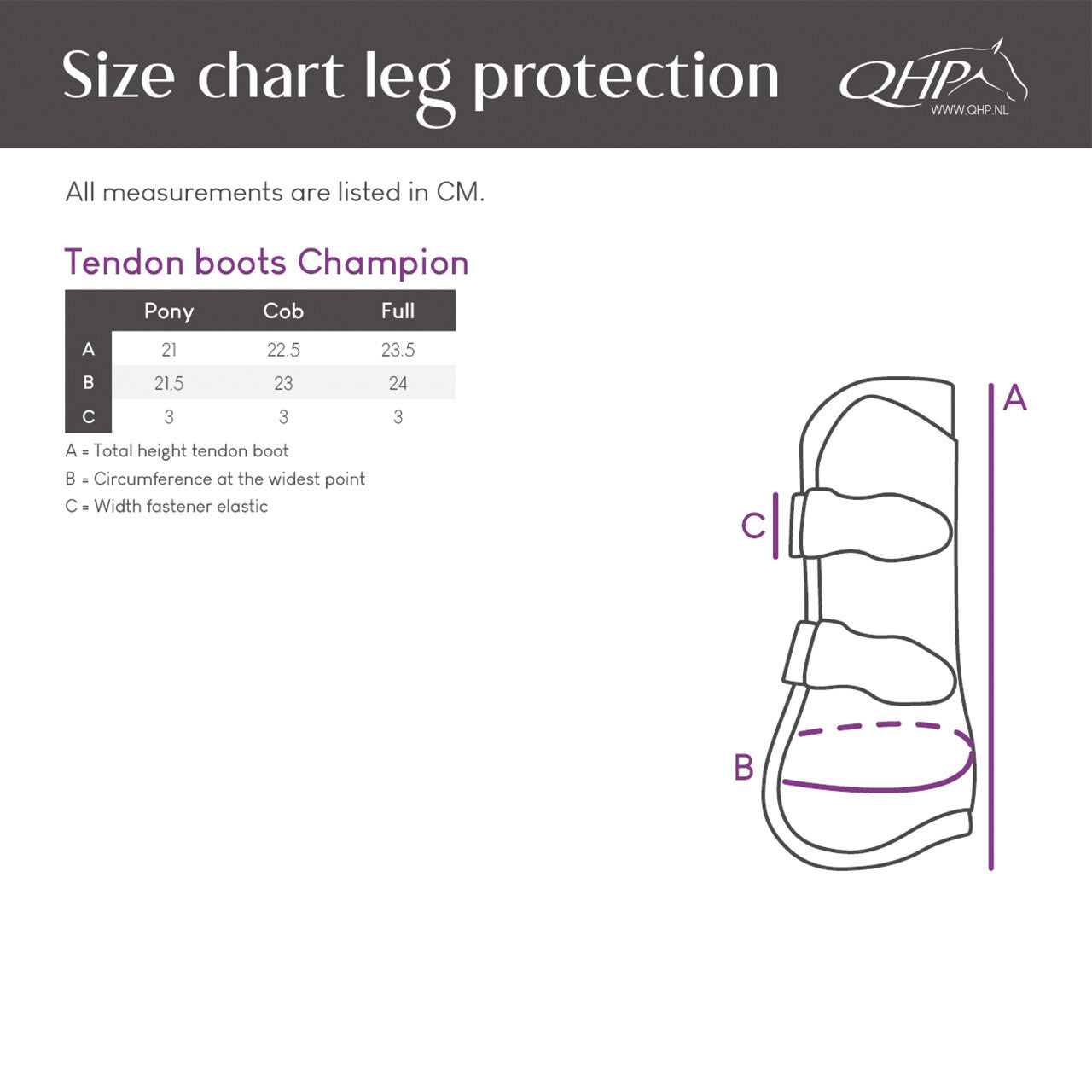 Tendon boots Champion