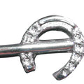 Stock pin silver horseshoe St
