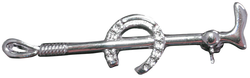 Stock pin silver horseshoe St