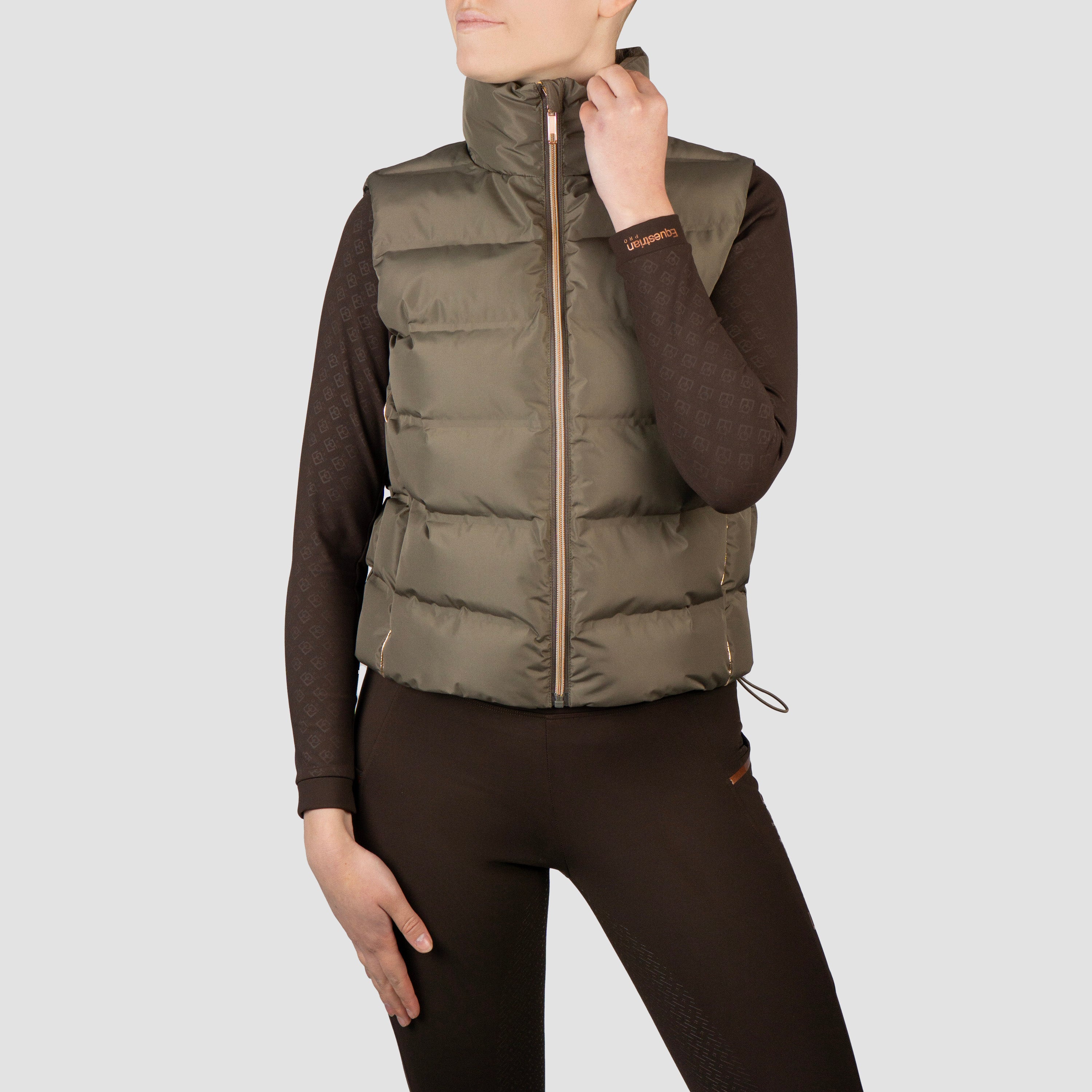 GILET DAPHNE ESPRESSO / XS