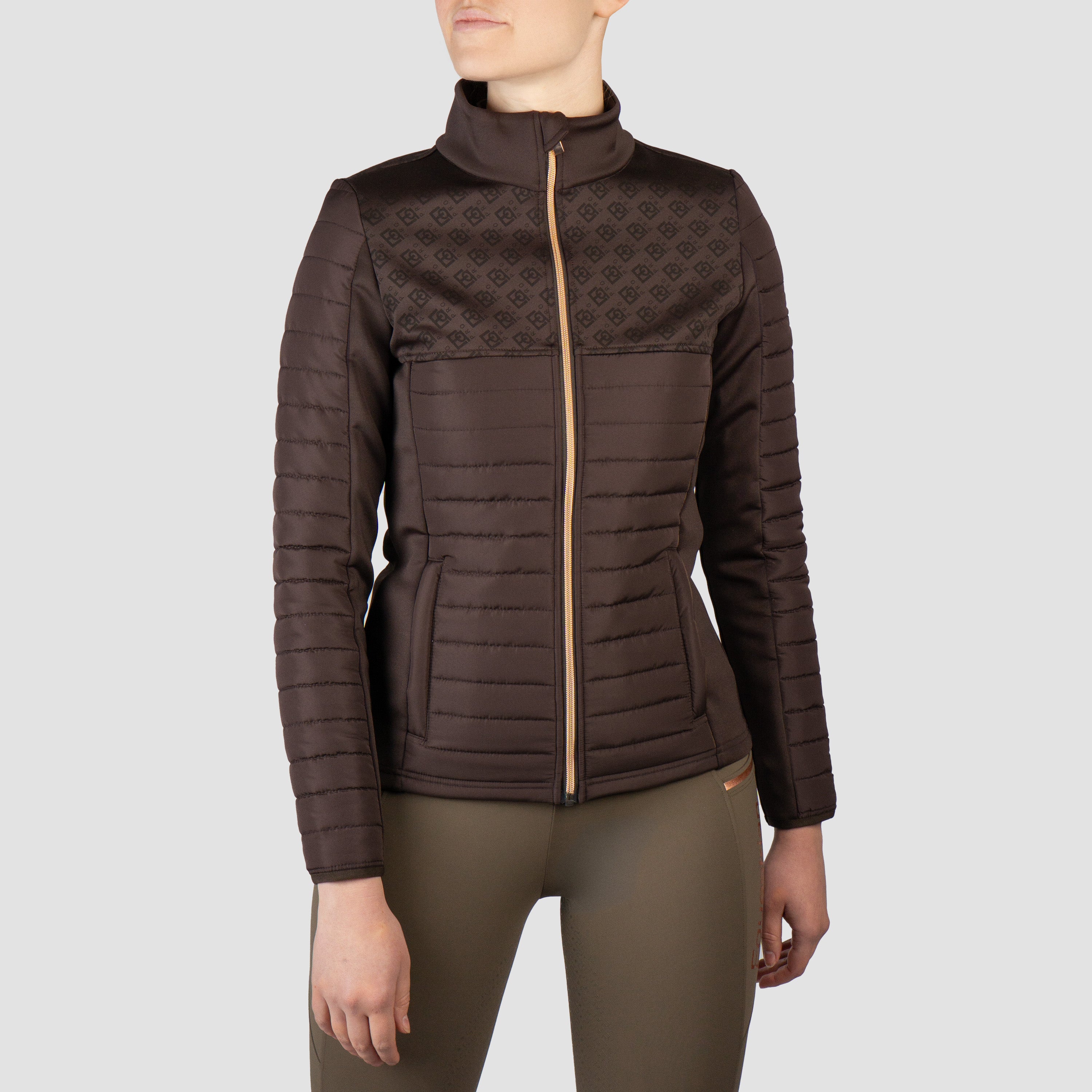 TECHNICAL JACKET CAMILLE DARK CHOCOLATE / 140