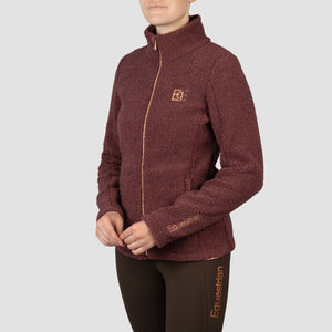 TEDDY JACKET FRANCESCA DEEP RUBY / 140