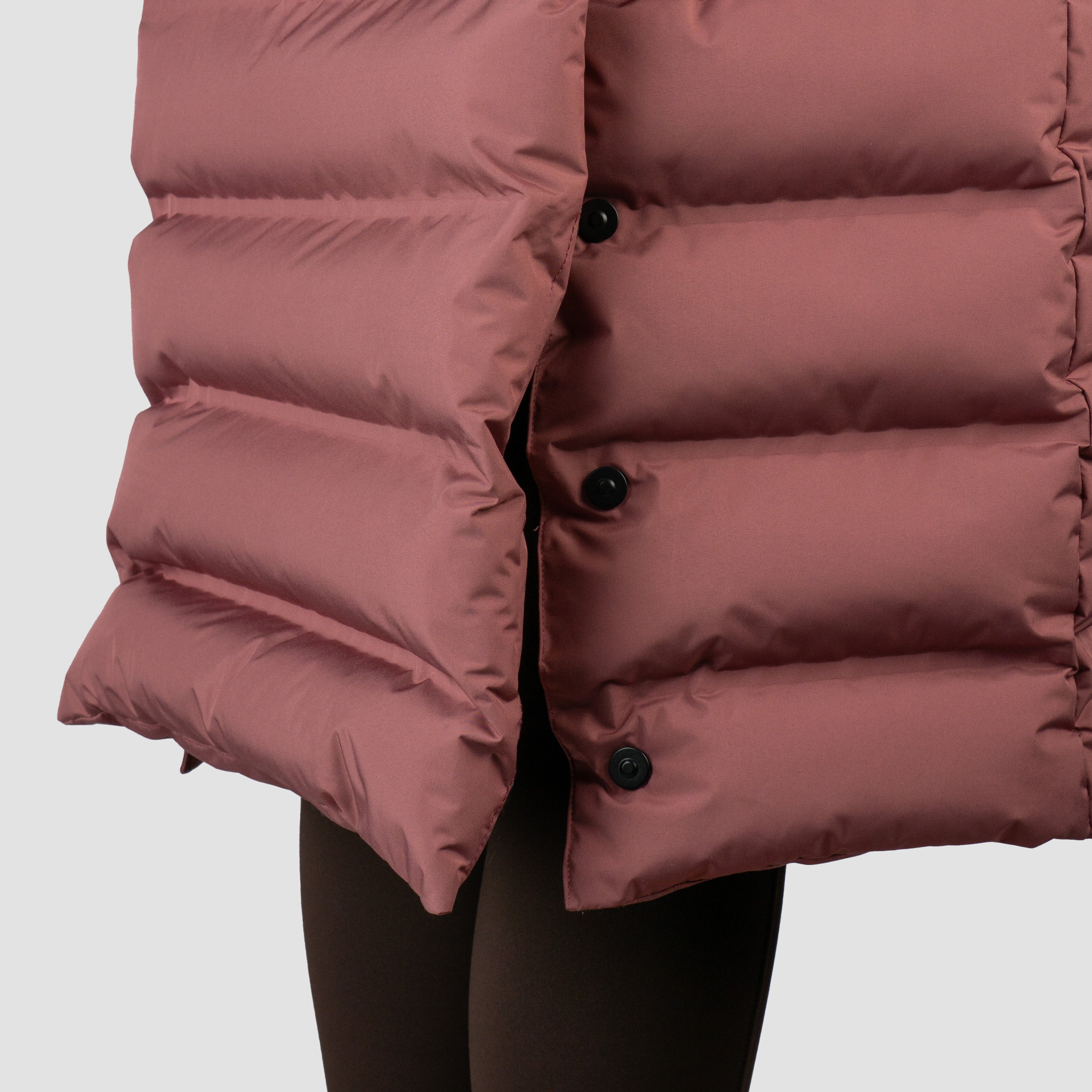 PUFFER COAT ELOISE DEEP RUBY / XS