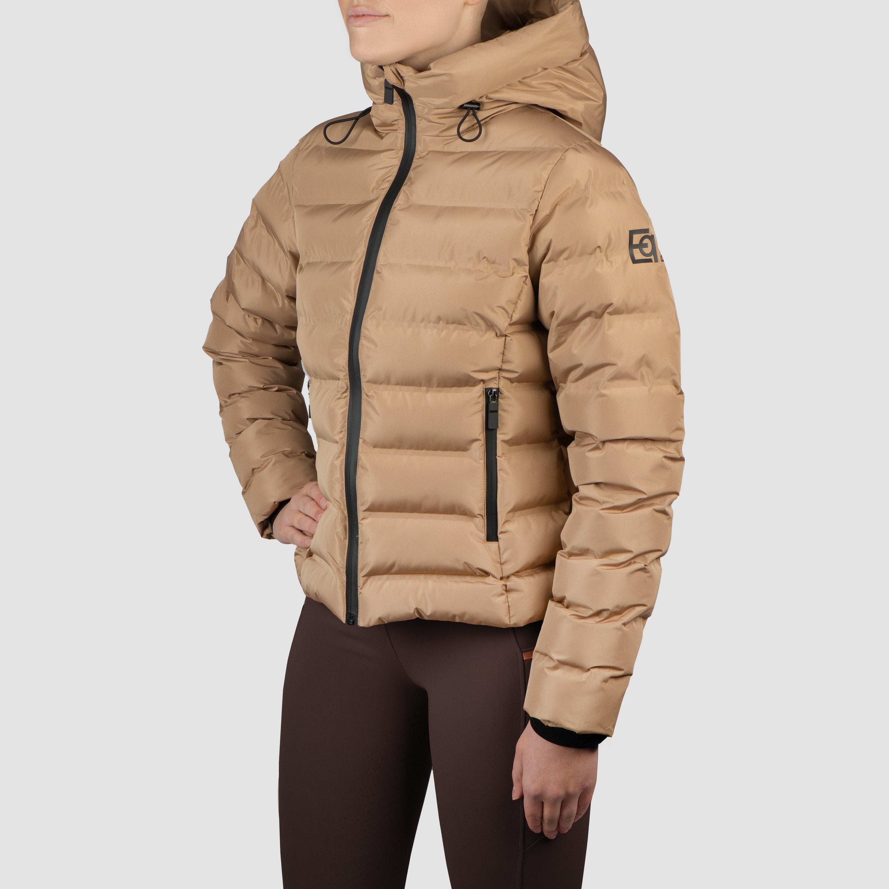 PUFFER JACKET SHORT PENELOPE MOCHA / XS