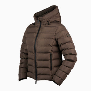 PUFFER JACKET SHORT PENELOPE DARK CHOCOLATE / XS