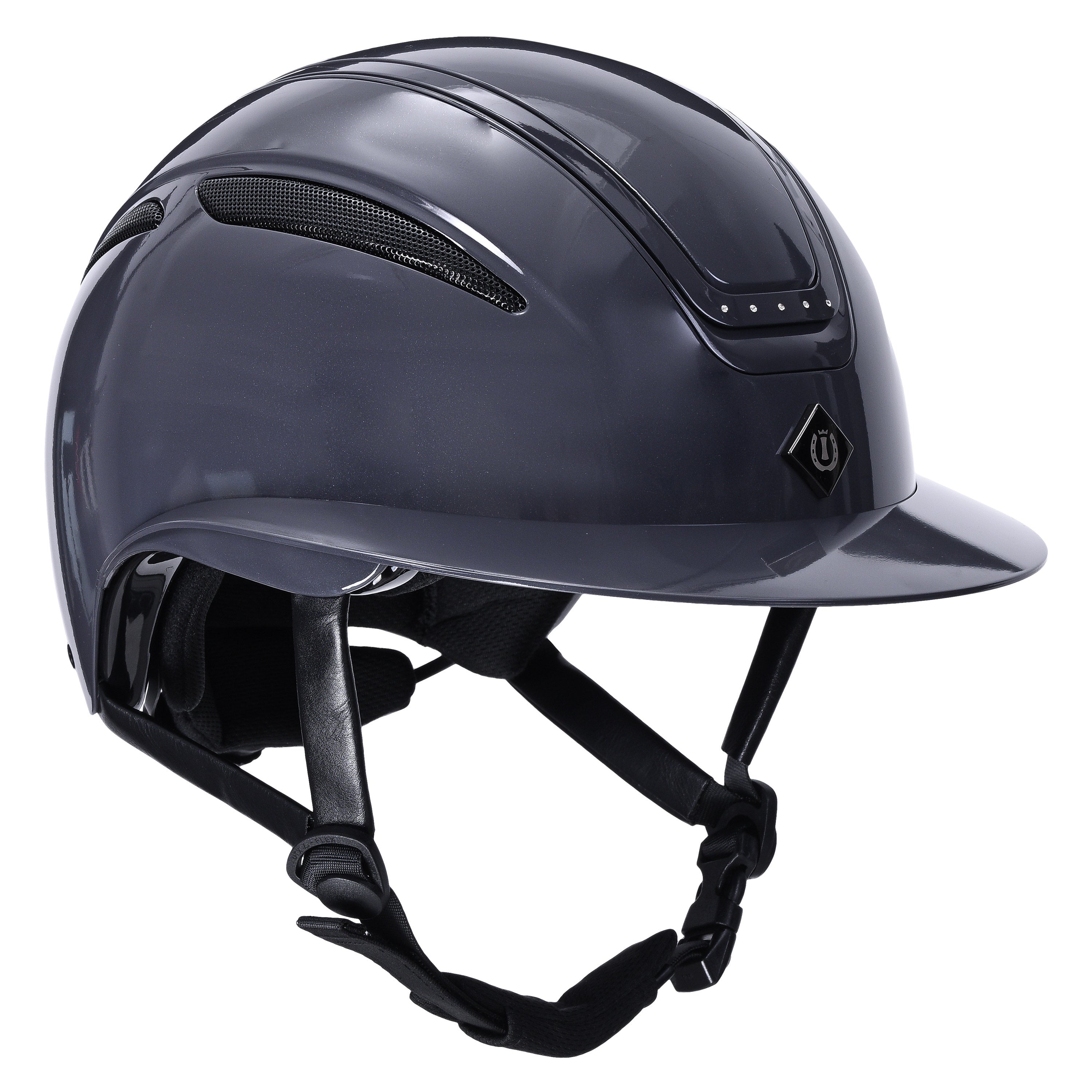 Riding helmet IRHOlania Deluxe big visor