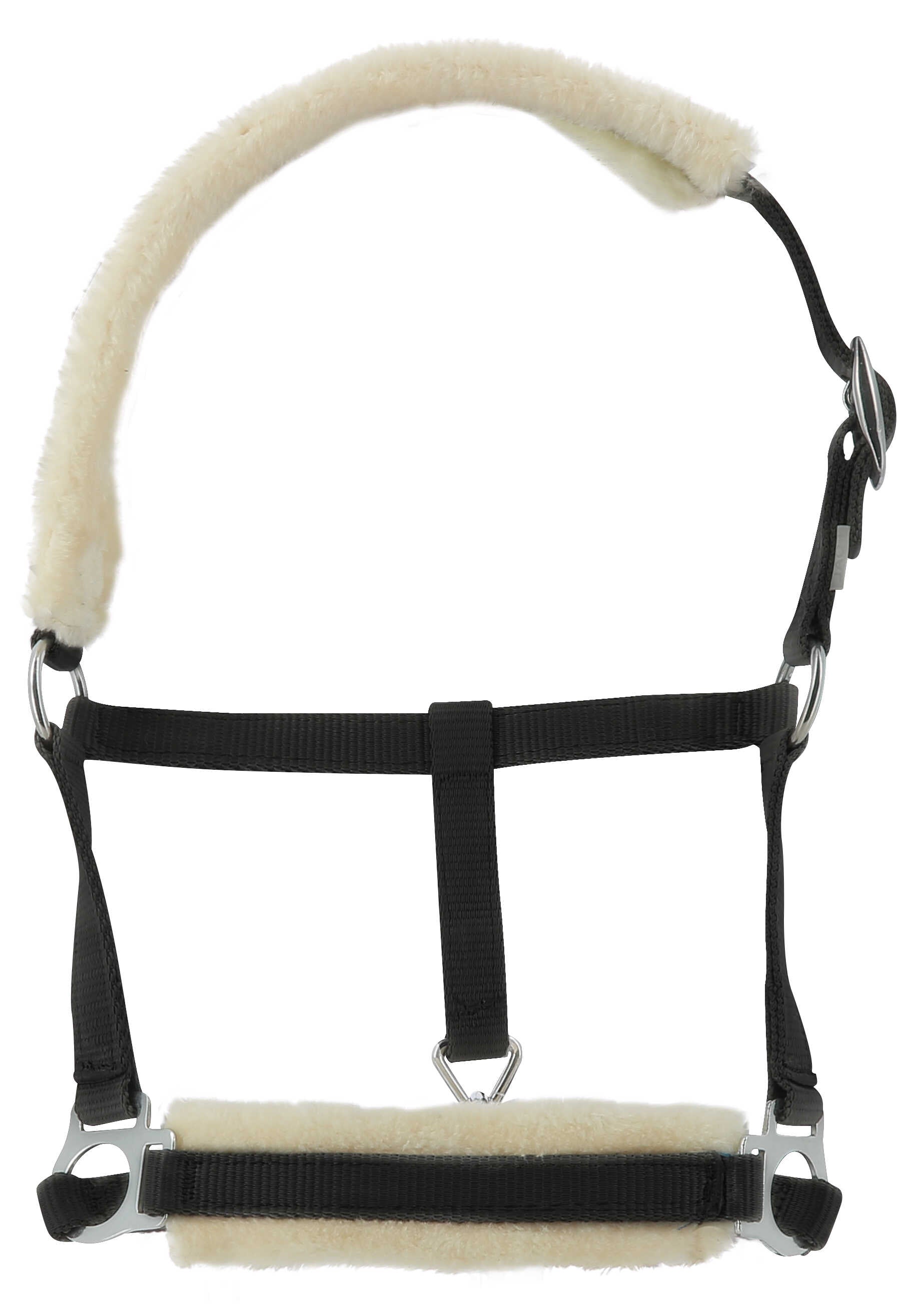 RIDING WORLD Foal headcollar, synthetic sheepskin