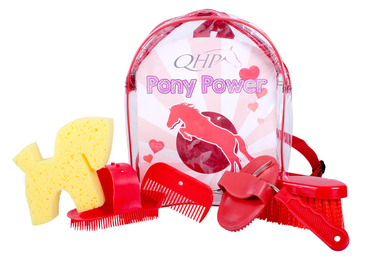 pony power grooming backpack