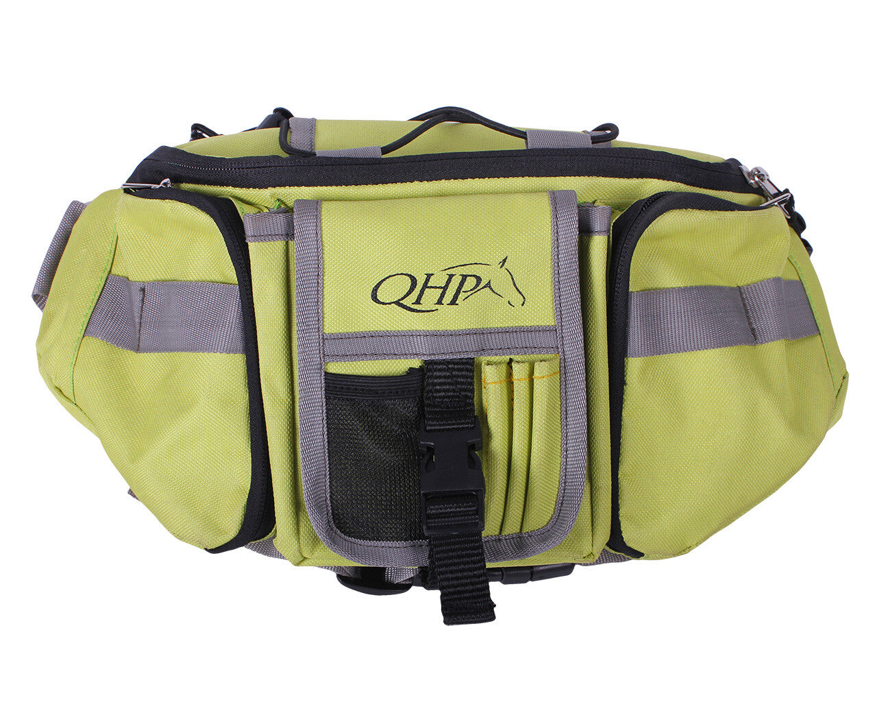 Hip bag with braiding kit