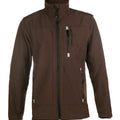 Men's softshell jacket Sport 2100 dark brown / L