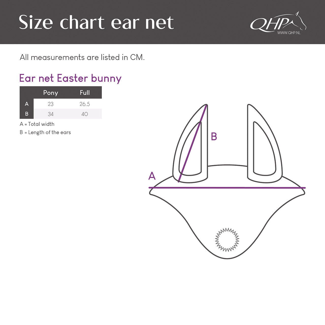 Ear net Easter bunny