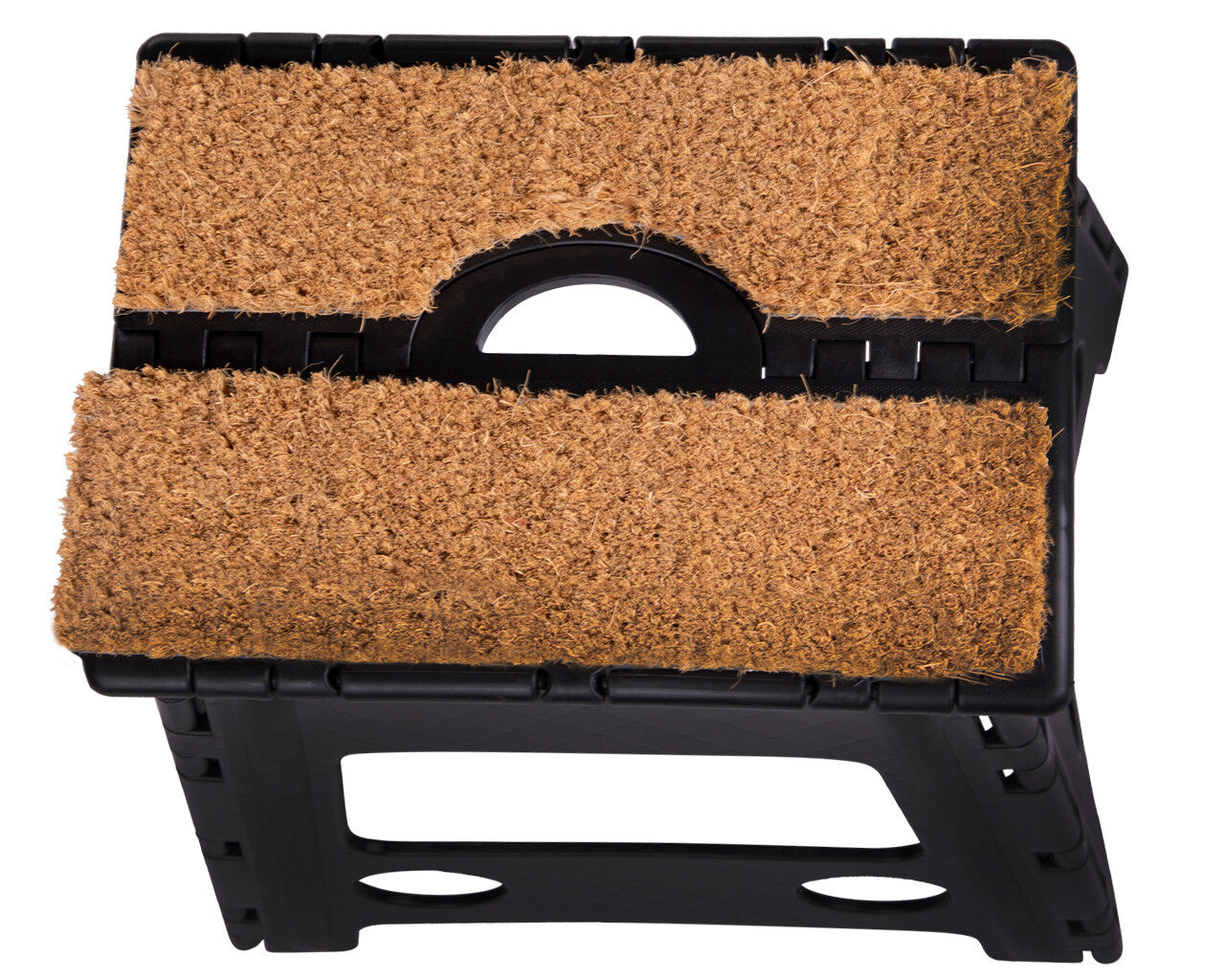 Step-up stool with mat