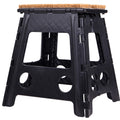 Step-up stool with mat