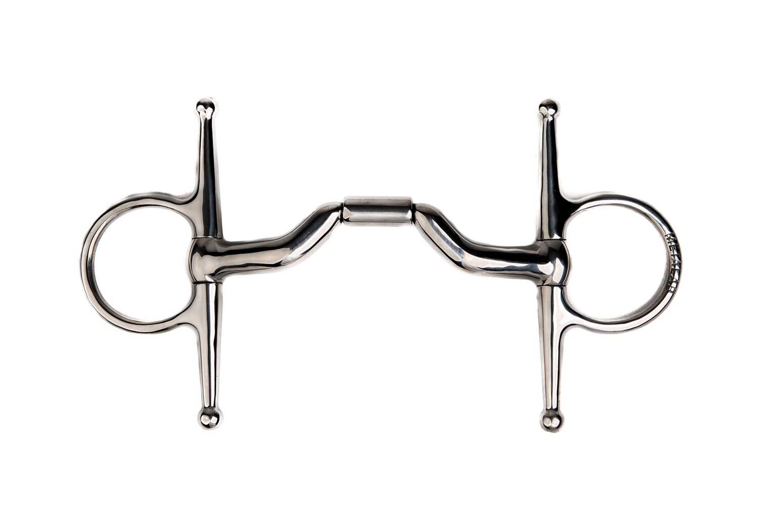 METALAB Full cheek bit - Elite curved roller