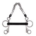 METALAB Pelham bit - Rubber rigid straight