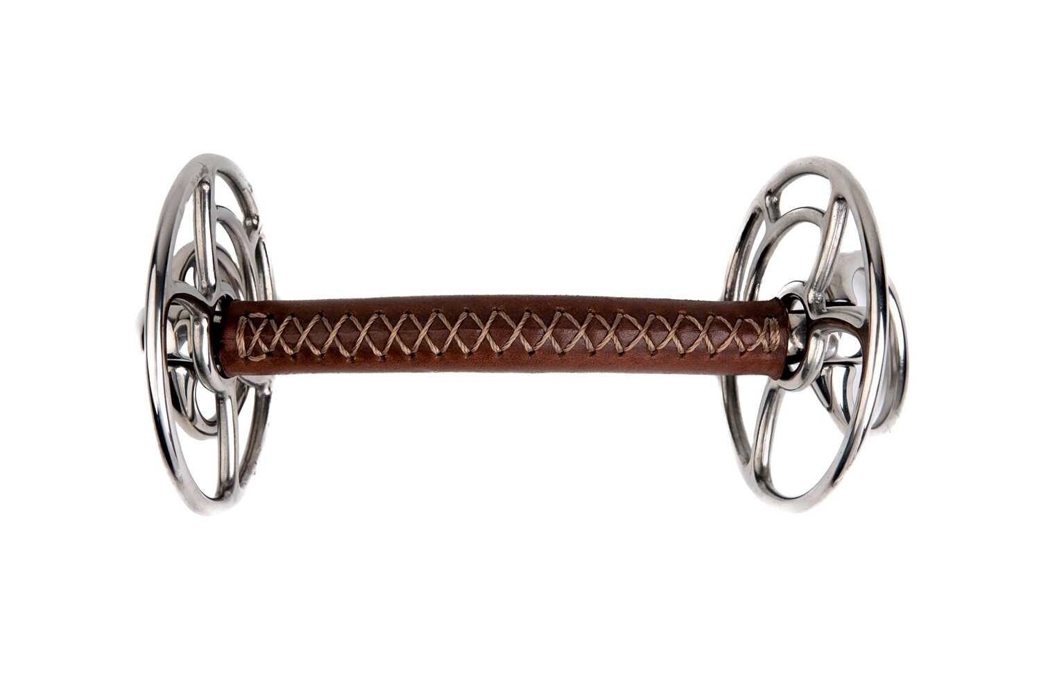 METALAB Gag bit - J.Whitaker leather