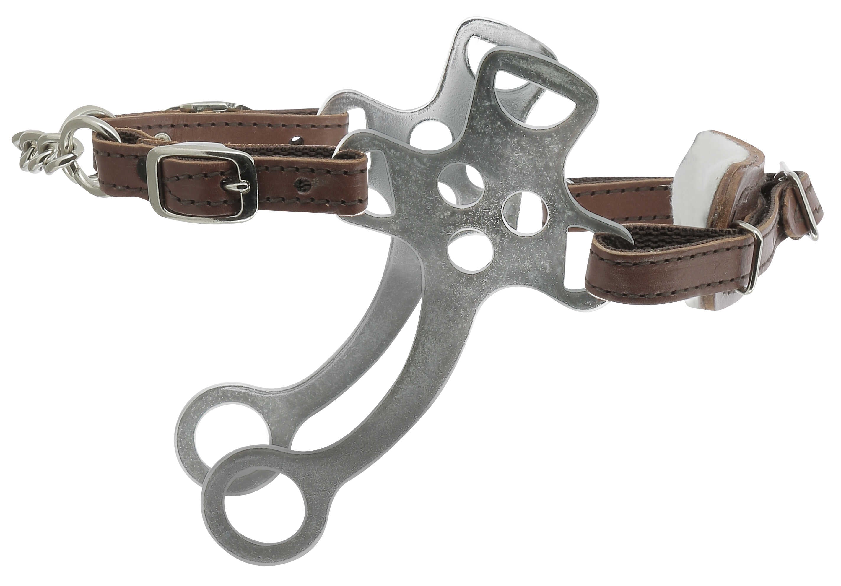 METALAB Hackamore chrome steel