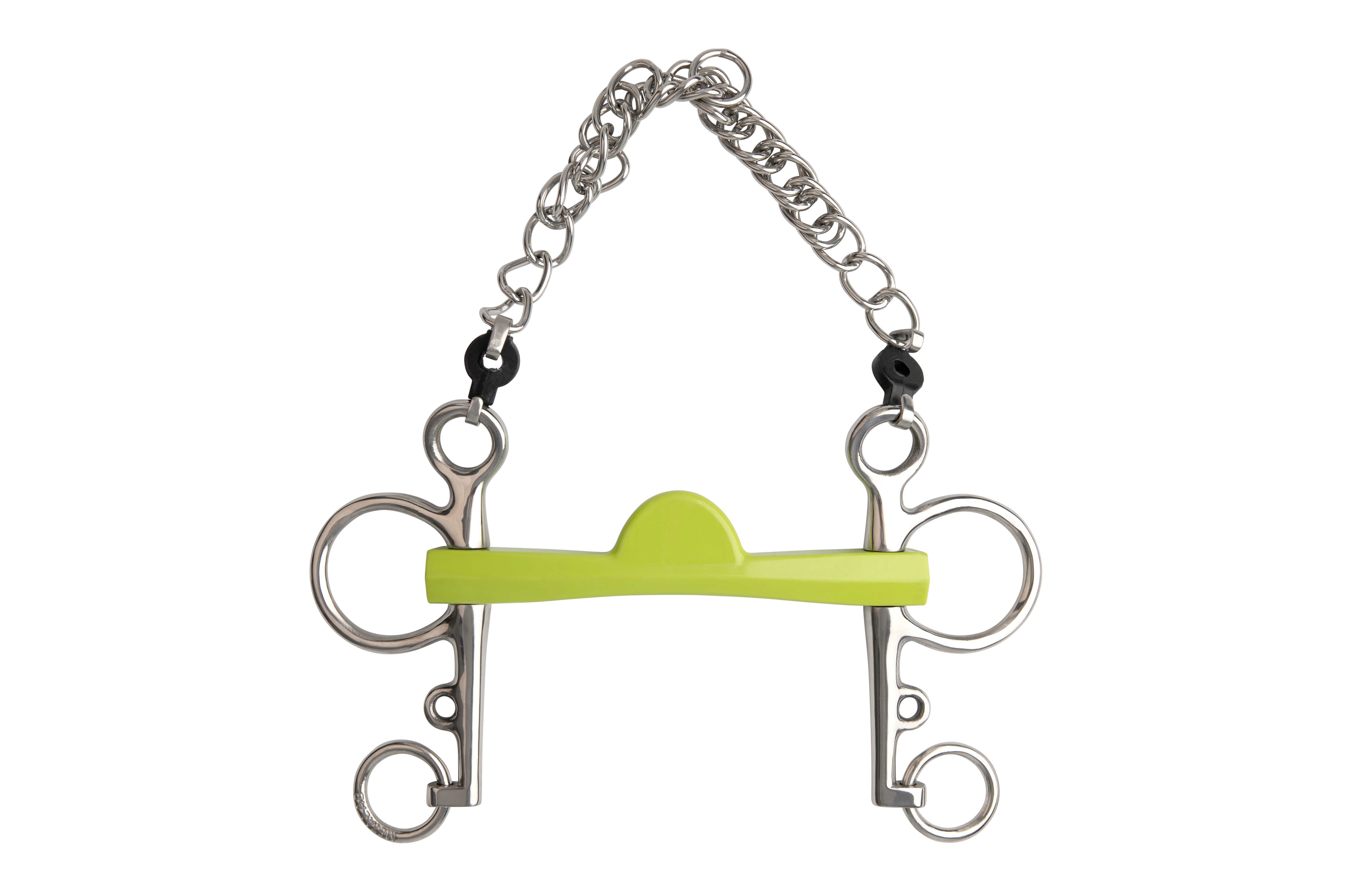 METALAB Pelham bit - Flexi Soft half moon long shanks