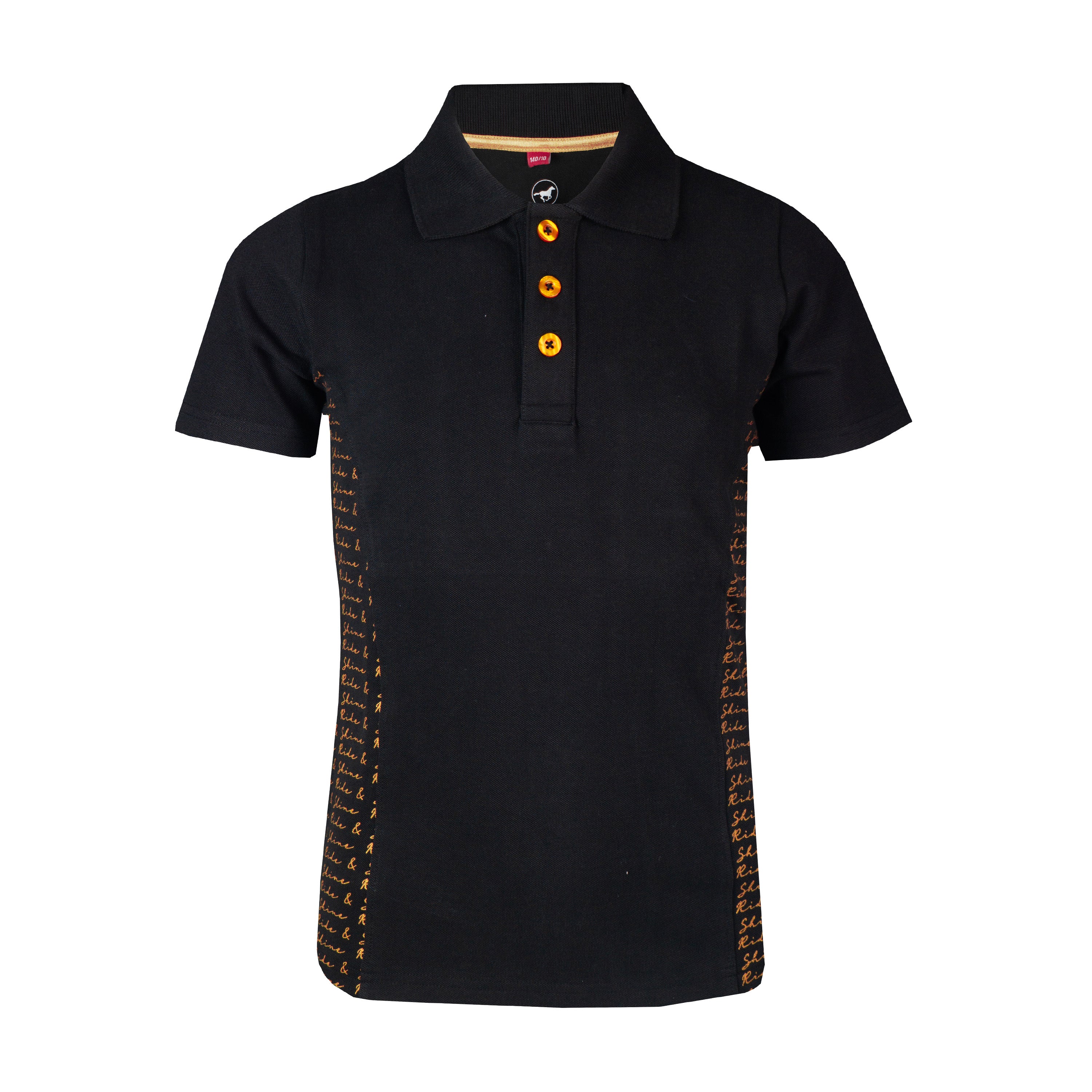 POLO SHIRT VENICE BLACK/ROSE / 128