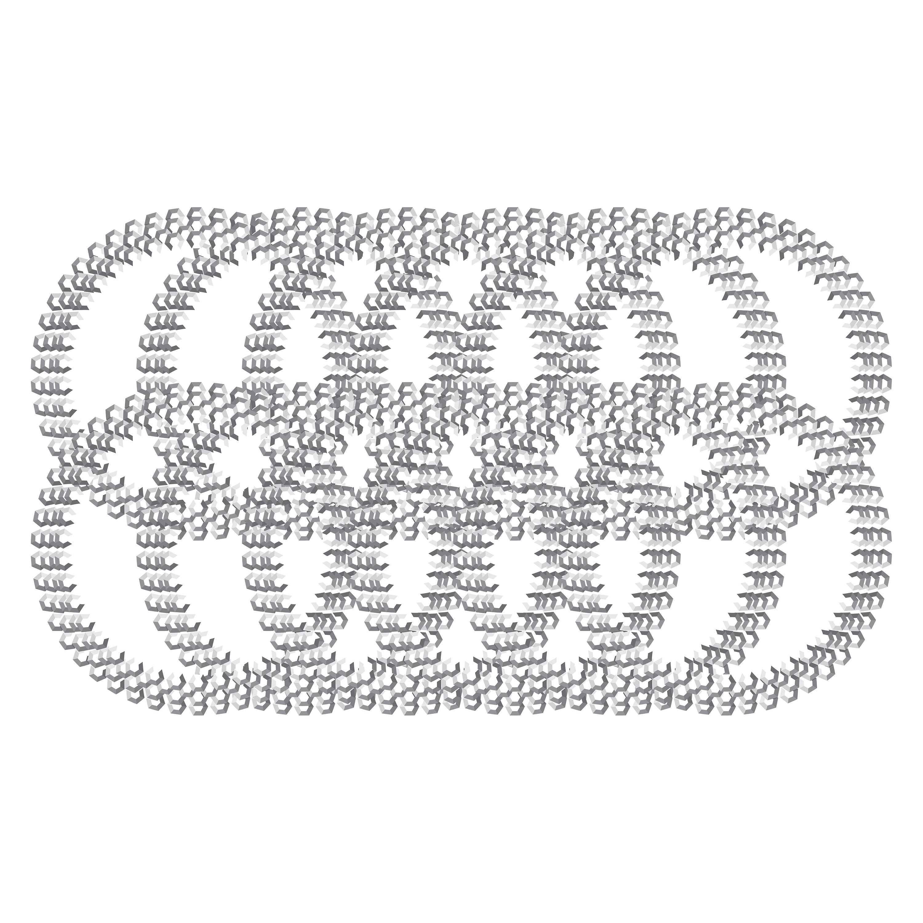 Horse knot diamond elastic IRH set of 12