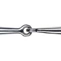 FEELING Stainless steel snaffle with large rings for Weymouth