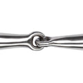 FEELING Satin finish stainless steel hollow ring snaffle