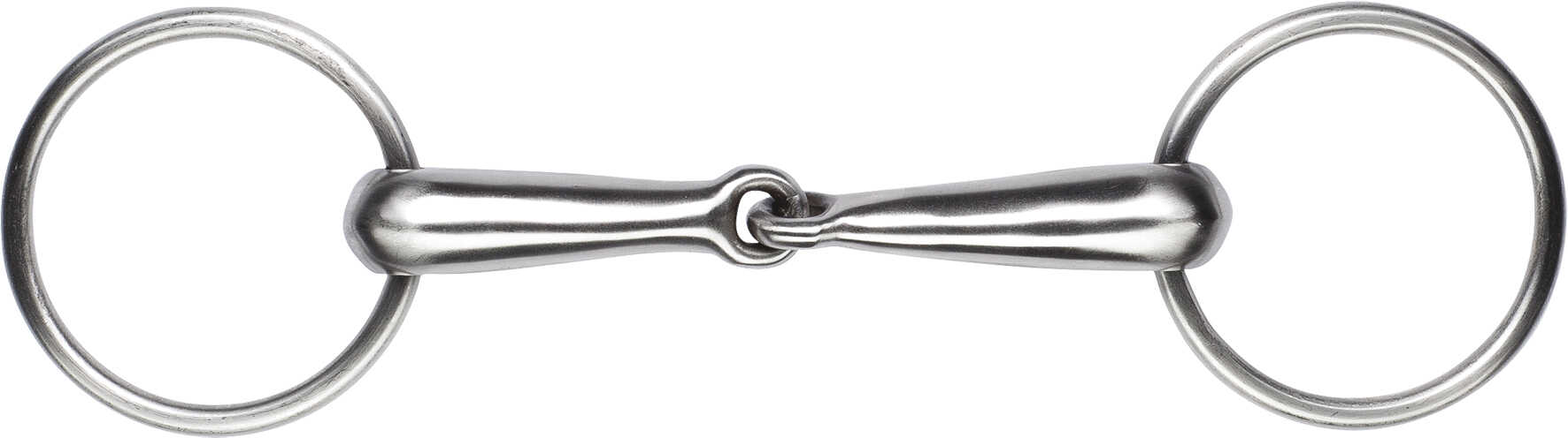 FEELING Satin finish stainless steel hollow ring snaffle