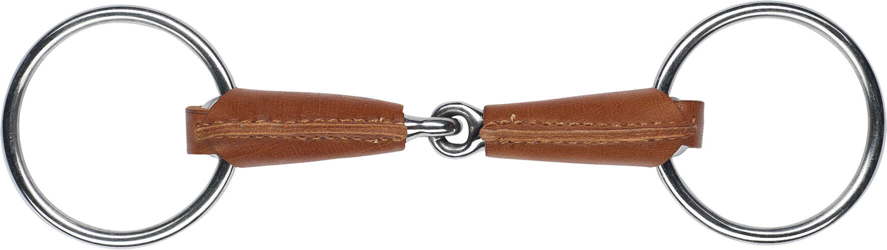 FEELING Ring snaffle - Leather covered
