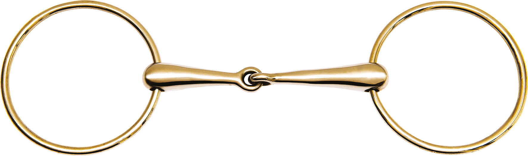 FEELING Large rings snaffle, German silver