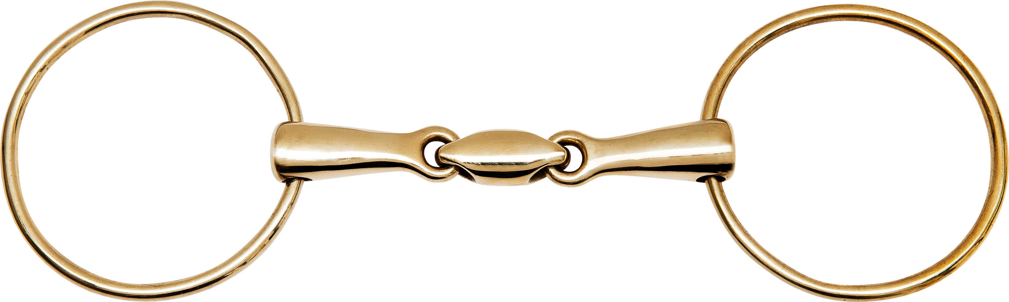 FEELING -Anatomic- large rings snaffle, German silver