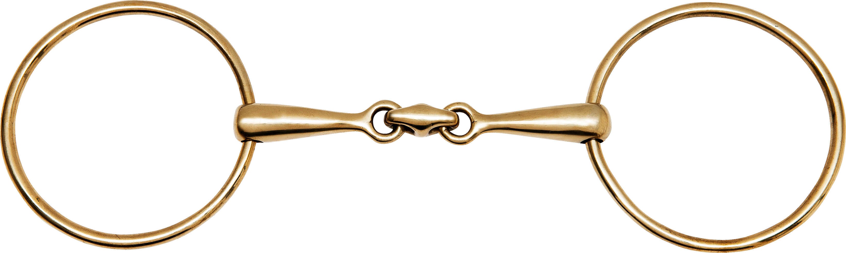 FEELING Thin -Anatomic- large rings snaffle, German silver