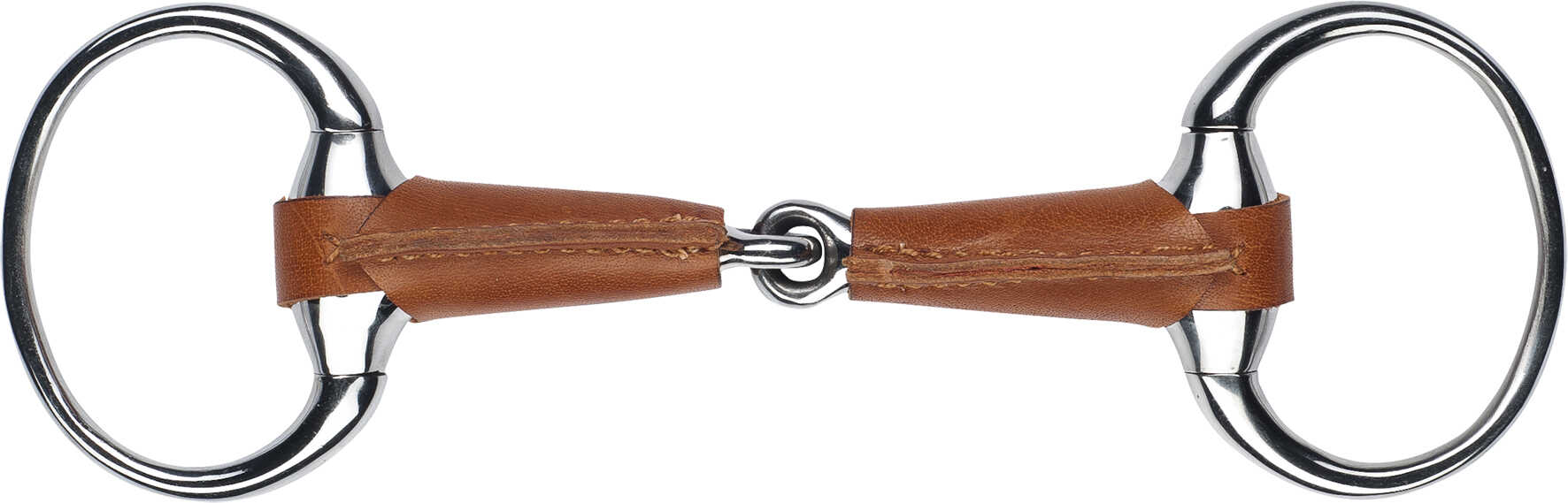 FEELING Eggbutt snaffle - Leather covered