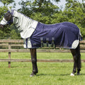 Anti-fly rug with neck and hood