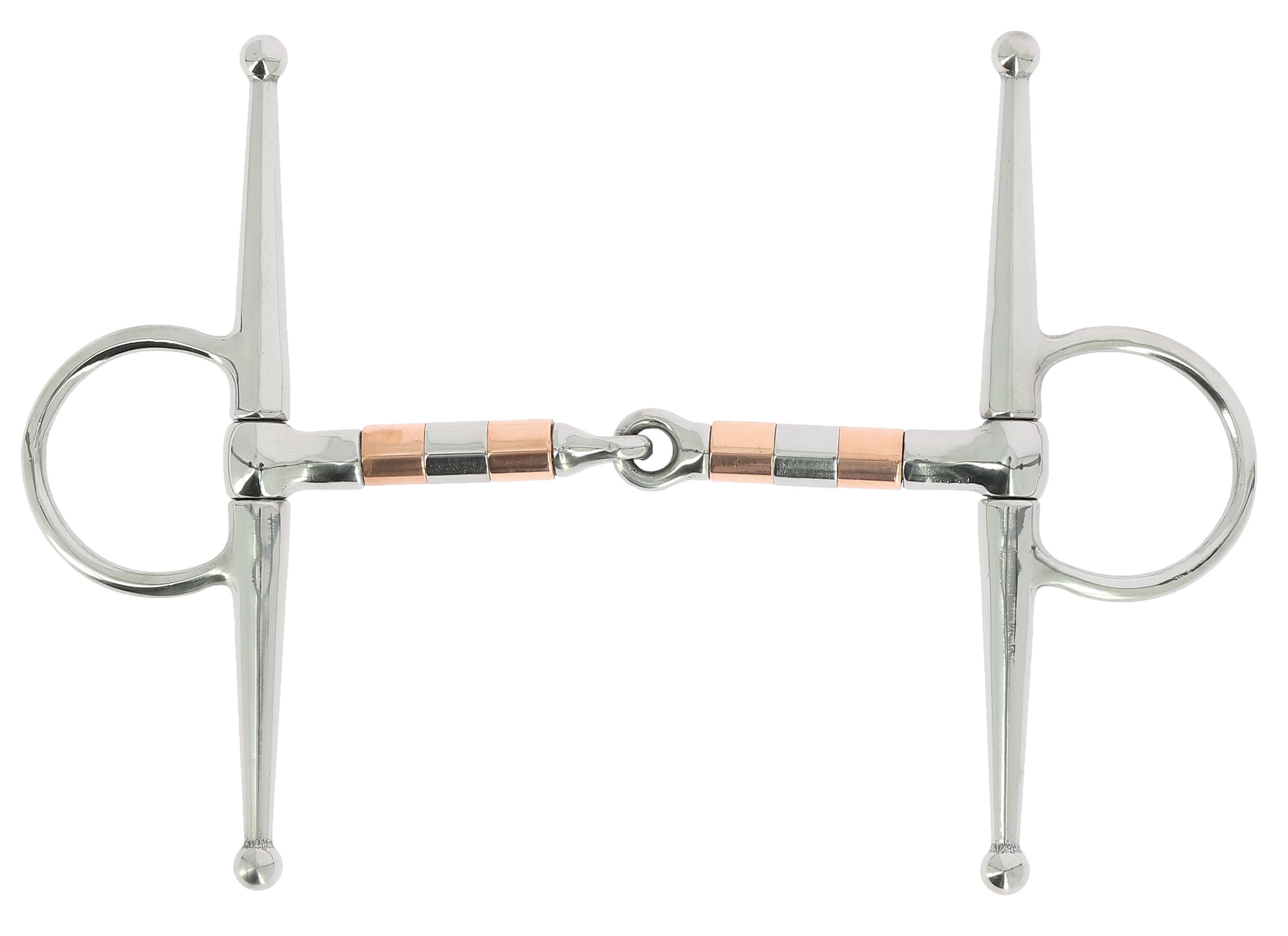 FEELING Full cheek snaffle - With roller