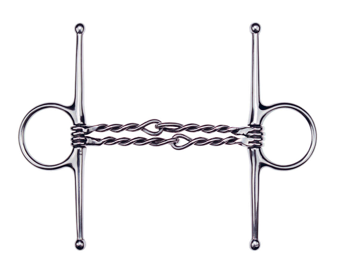 FEELING Full cheek snaffle - Twisted double snaffle