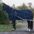 Fly driving rug with neck cover